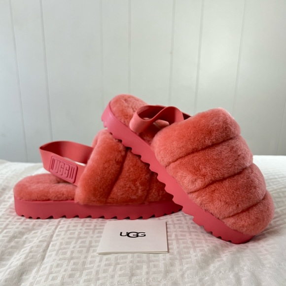 🔥”NEW” UGG Fluff Slide/Slippers Size 8 - Picture 2 of 10